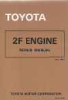 Toyota 2F engine repair manual Landcruiser NEW